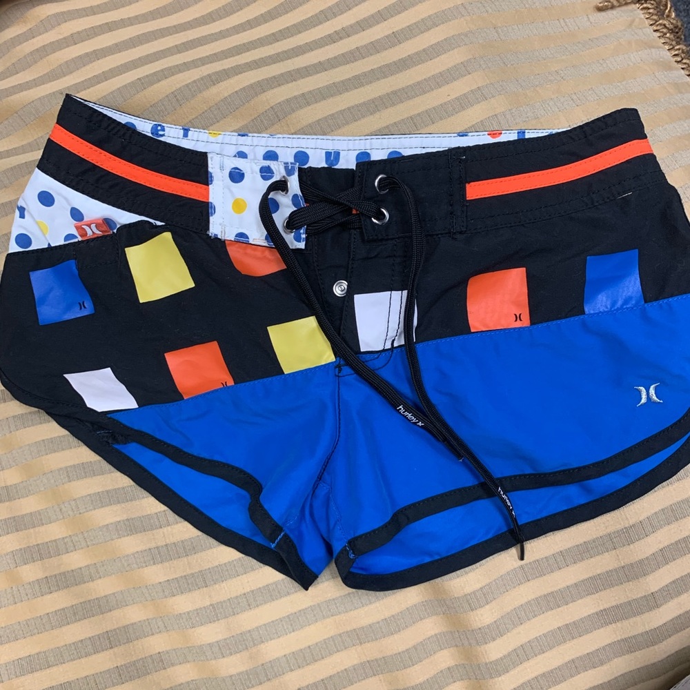 Hurley /women’s swim shorts🧡💙💛🖤